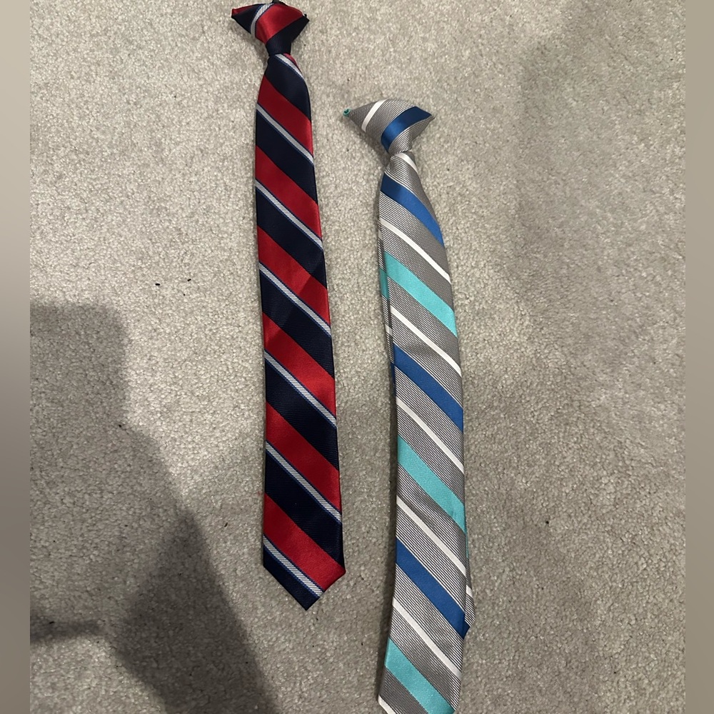 Lot of 3 clip on ties